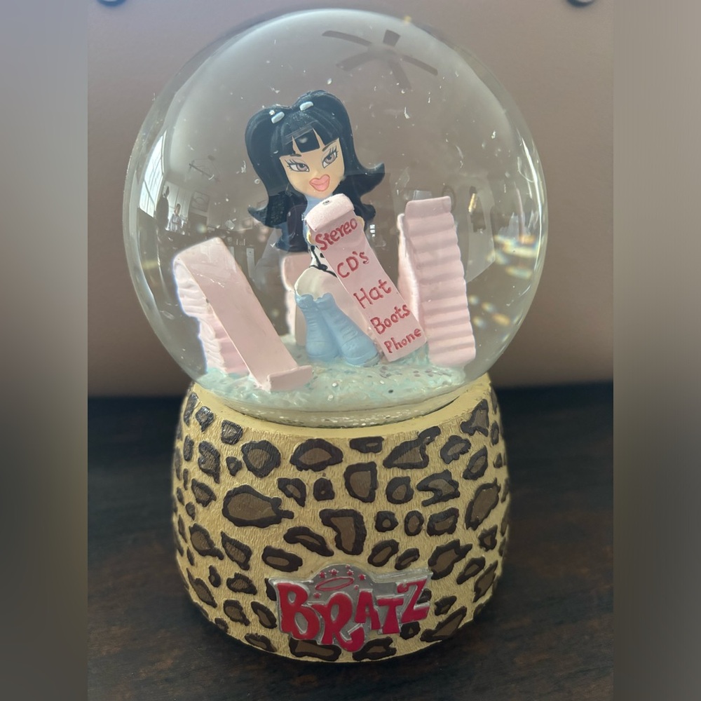 Enesco Musical Snow Globe Base with Black and Gold Accents